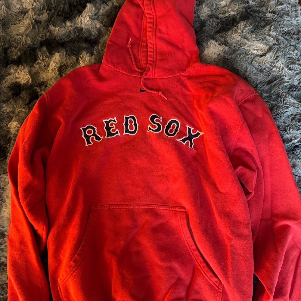 Nike Red Sox hoodie vintage center swoosh